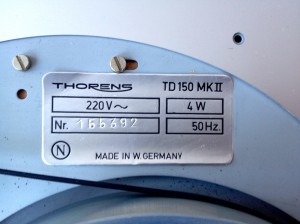Thorens TD 150 MKII_Tandberg_5