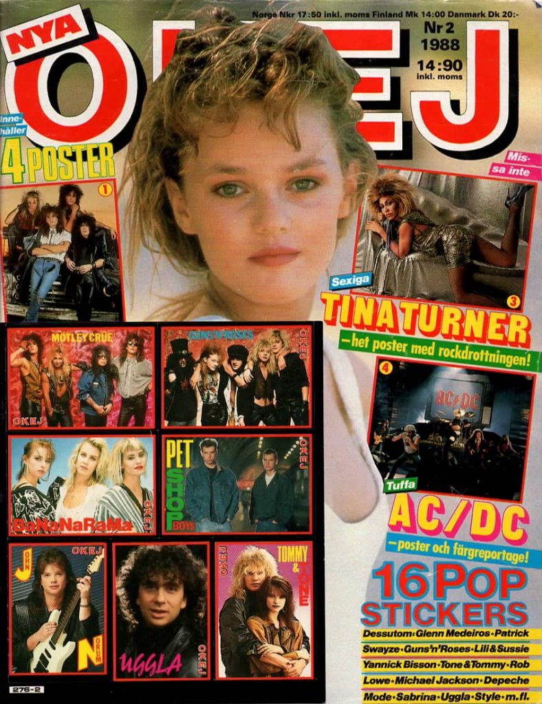 Tidningen Okej Nr 2 1988