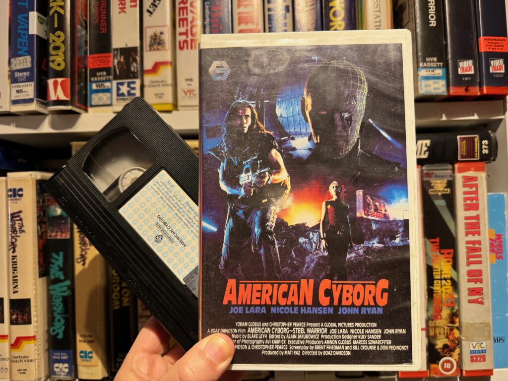 American Cyborg på vhs