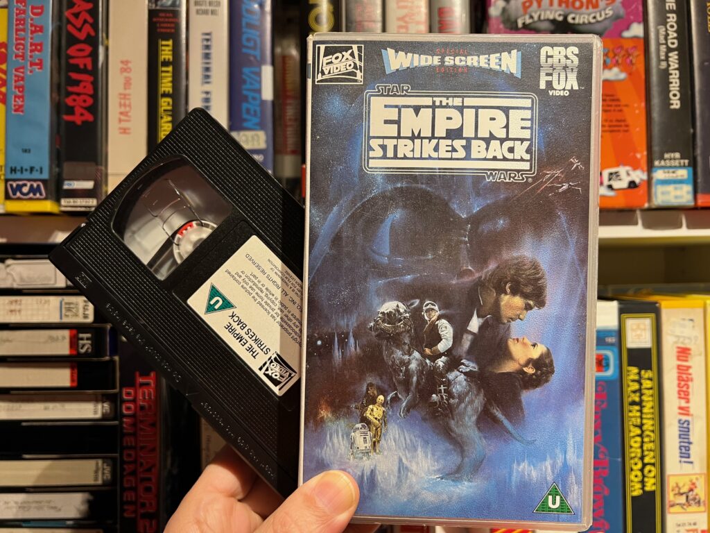 The Empire Strikes Back på vhs