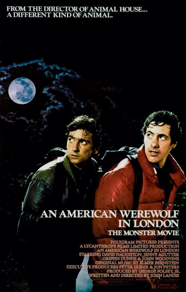 En amerikansk varulv i London poster