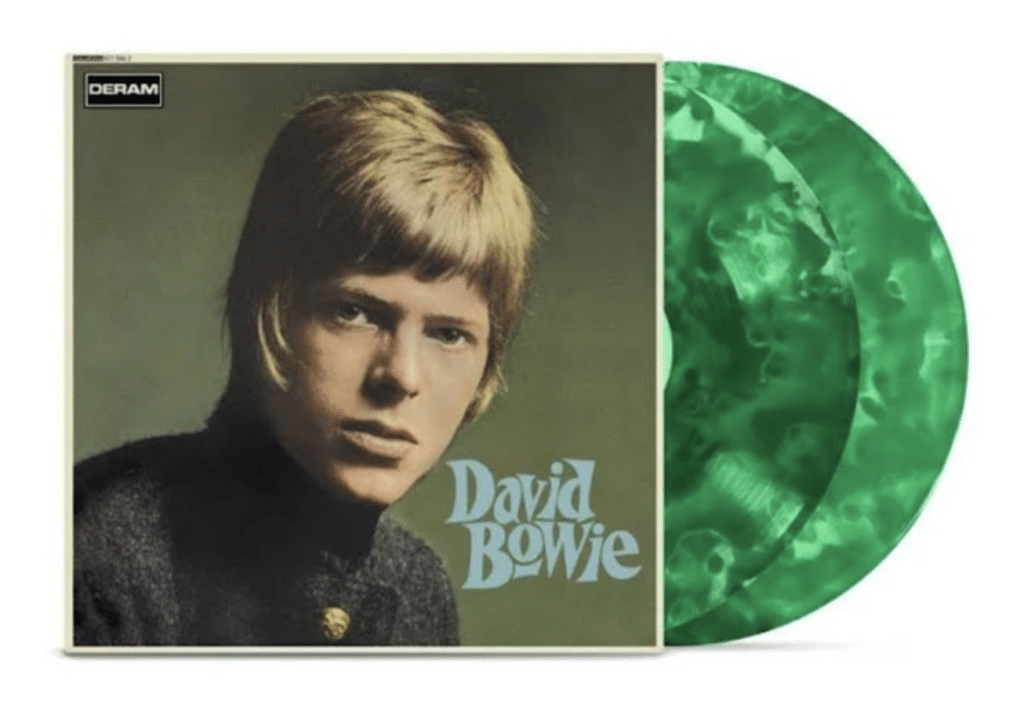David Bowie 2 LP cloudy green